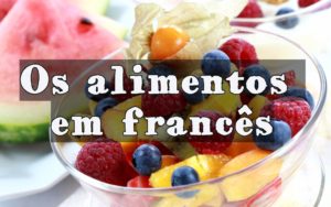 alimentos em francês